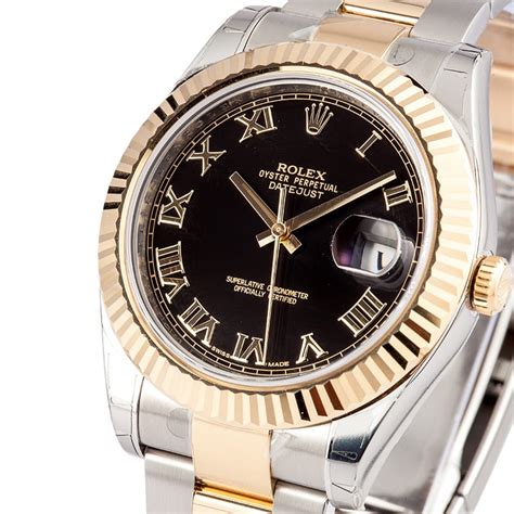 rolex datejust black face|Rolex Datejust II .